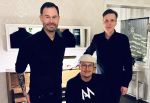 Trio Kepittäjät eli Jan Överlund, Karri Putti ja Kalle Penttilä soittavat iskelmämusiikkia. Kuva: Jan Överlund